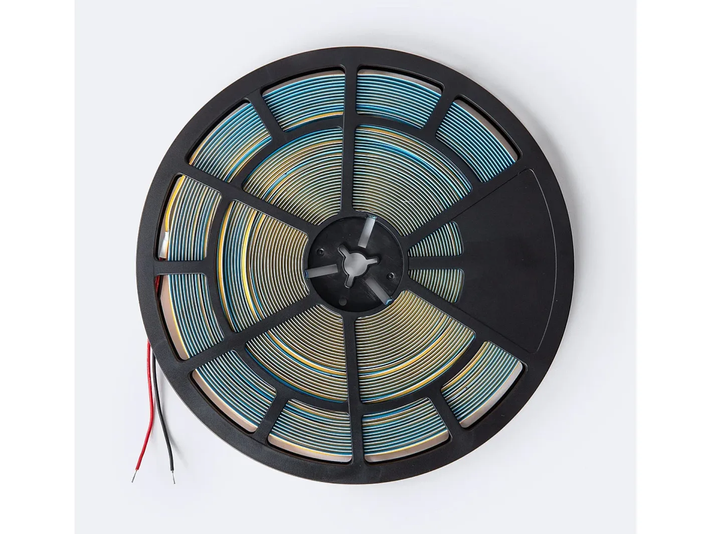 Ledkia Tira LED 24V COB 320 LED/m Bobina 20m 11W/m 1100lm/m Ancho 8mm Corte 10cm IP20 CRI90 4000K Neutro Blanco Discount