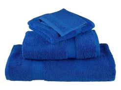 Toallas de baño 2 uds 100% algodón 100x150 cm 600 gsm ES602999 Azul Sale