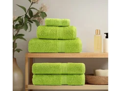 Sale Toallas de baño 10 uds 100% algodón 100x150 cm 600 gsm ES599604 Verde