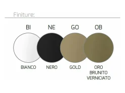 Best Tornado Sospensione D.80 Cm. Bianco Luce Naturale 3000K Blanco