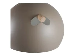 Venture Home Lámpara Suspendida-Tubbie suspensión de acero beige con 1 pantalla Marru00f3n