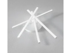 Best Tullia Plafón LED moderno 40W 2200lm luz natural 4000K, diseño geométrico , aluminio y silicona, IP20, LED integrado Blanco