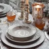 Vajilla-Vajilla 18 Piezas Frost Porcelana Gris