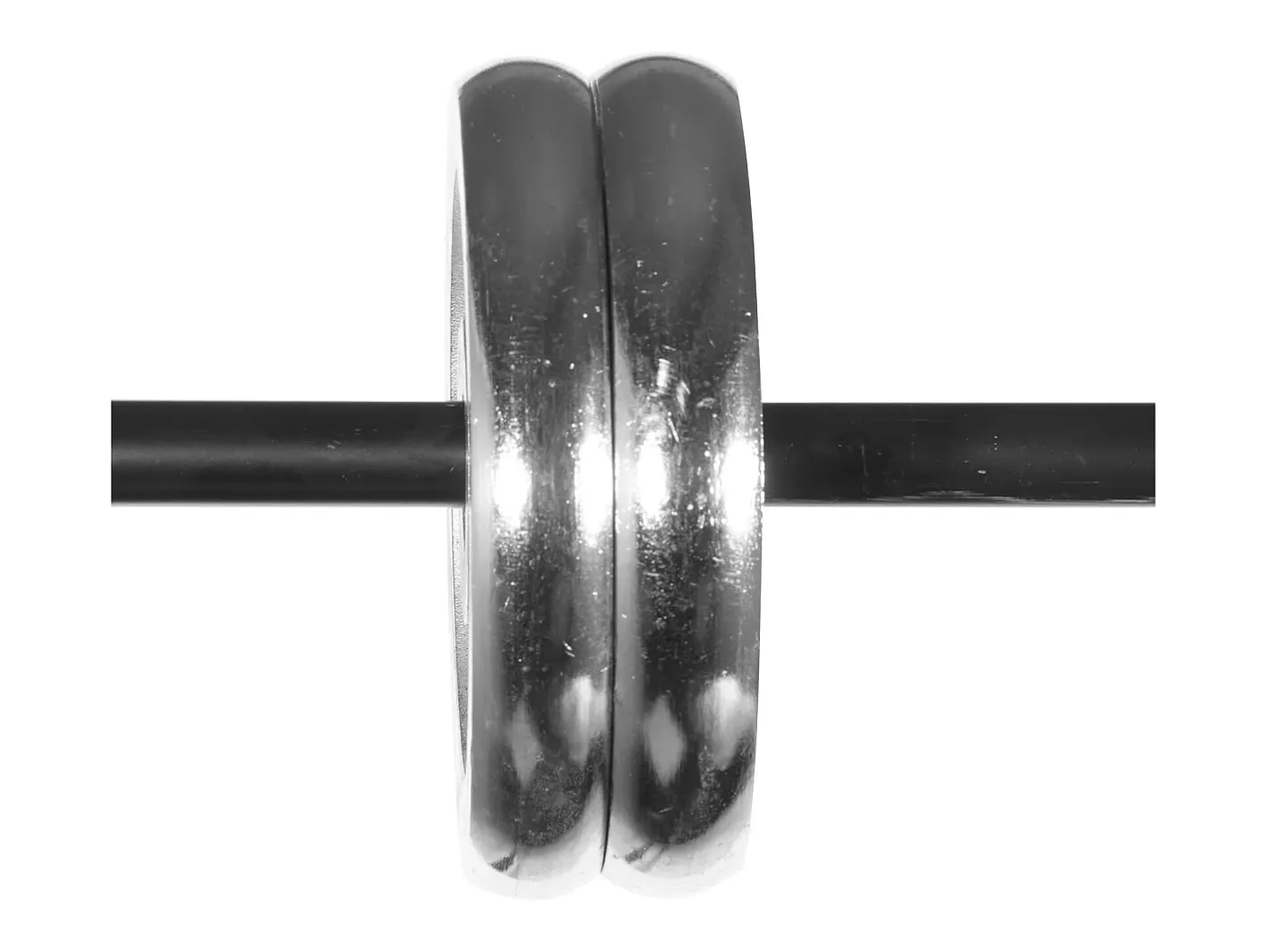 Varillas de Cortinas Dobles SucceBuy, Longitud Ajustable de 91.4-182.9 cm, para Salones, Dormitorios, Baños Negro Clearance