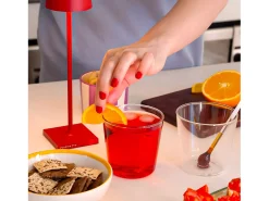 Clearance Vaso medidor Spritzometer - Juego de 2 vasos + dispensador Spritz, vidrio decorado, fabricado en Italia - Zafferano Italia Transparente