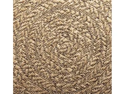 Garden Furniture Alfombra De Salón-Veno Alfombra ZIZUR apariencia de yute interior y exterior 160x230 cm Marru00f3n