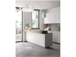 Clearance AKUNADECOR Ventilador Dc Bayomo L Led Con Memoria De Color Blanco