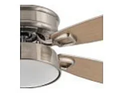 AKUNADECOR Ventilador Dc Braw Niquel Led 5 Aspas Y Control Remoto Plateado Online