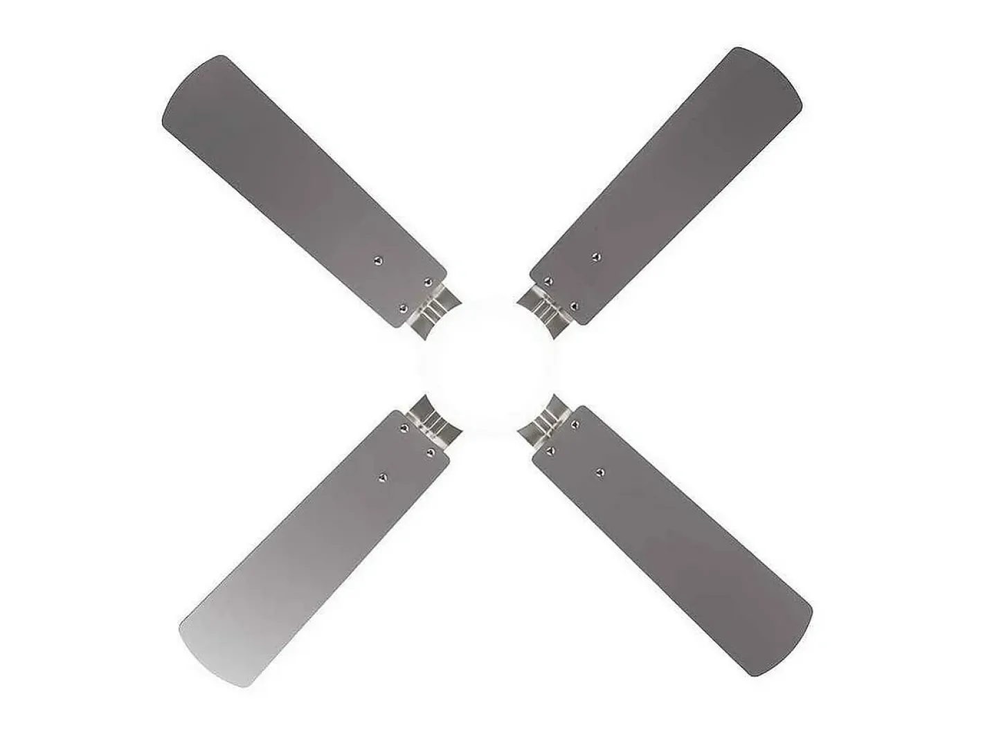 AKUNADECOR Plafón-Ventilador Dc Hupe Niquel Led Cct Regulable Y Control Remoto Plateado