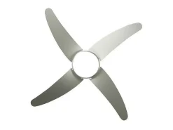 AKUNADECOR Plafón-Ventilador Dc Klod Niquel E27 Control Remoto Y Temporizador Plateado