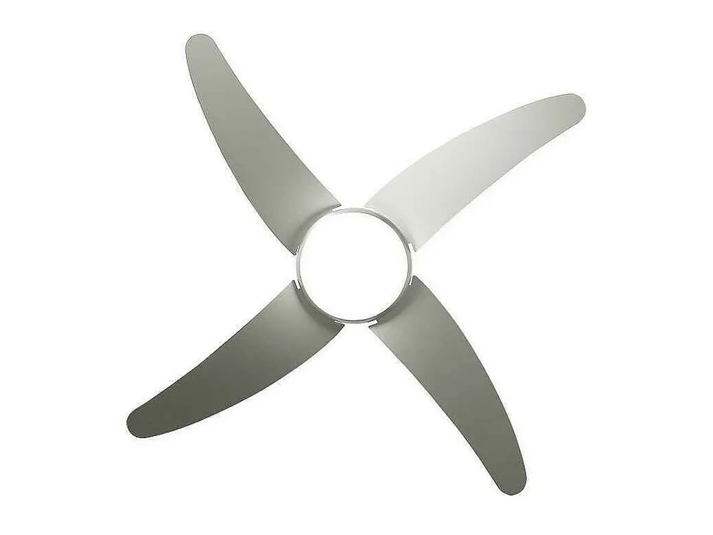 AKUNADECOR Plafón-Ventilador Dc Klod Niquel E27 Control Remoto Y Temporizador Plateado