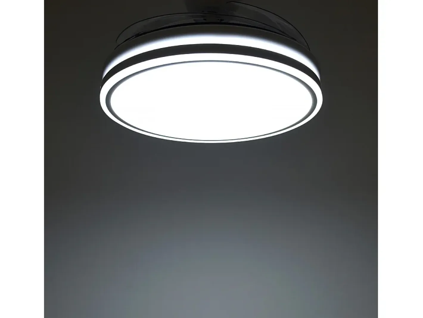 Best AKUNADECOR Ventilador Dc Led Asgard 4 Aspas Led Integrado Y Memoria Color Blanco