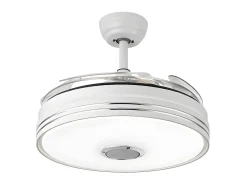 Online AKUNADECOR Ventilador Dc Matanuska Con Altavoz Y Conectividad Bluetooth Blanco