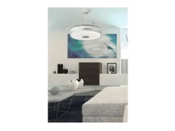 Online AKUNADECOR Ventilador Dc Matanuska Con Altavoz Y Conectividad Bluetooth Blanco