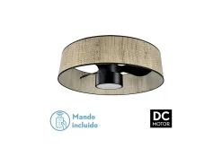 AKUNADECOR Ventilador Dc Natasha Cañizo Led Control Remoto Cct Regulable Negro Online
