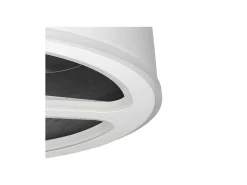 AKUNADECOR Plafón-Ventilador Dc Tatiana Negro Led Integrado 3temperaturas Mando Distancia Blanco