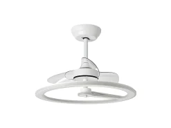 AKUNADECOR Plafón-Ventilador Dc Tatiana Beis Led Integrado 3temperaturas Mando Distancia Blanco