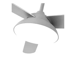 Discount AKUNADECOR Ventilador Dc Umi Led 3 Temperaturas Y Control Remoso Gris