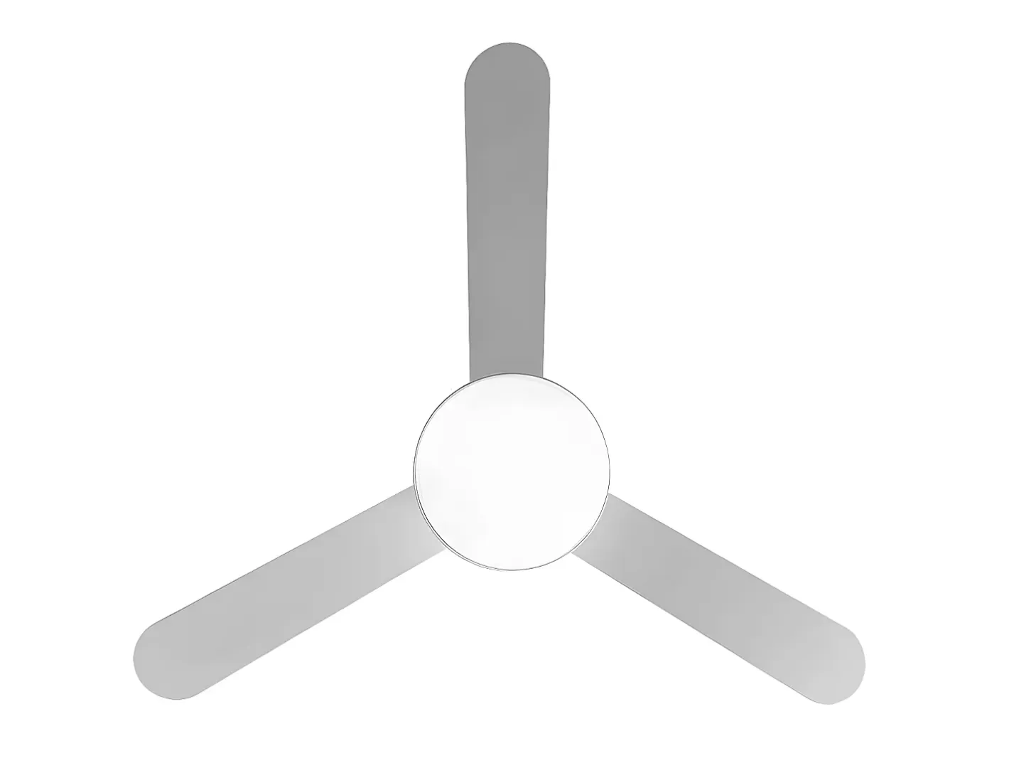 Discount AKUNADECOR Ventilador Dc Umi Led 3 Temperaturas Y Control Remoso Gris