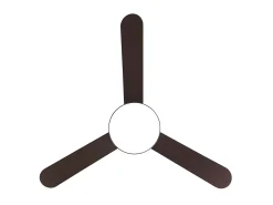 AKUNADECOR Ventilador Dc Umi Marron Led 3 Temperaturas Y Control Remoso Marru00f3n Hot