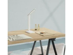 Lámpara De Mesa-VERA - Lámpara de mesa LED CCT con carga inalámbrica sin cables Blanco