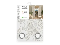 Best Soleil d'ocre Visillo con ojales con ojales 135x250 cm CELIA taupe, por Topo