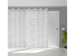 Soleil d'ocre Ropa De Casa-Visillo con ojales ventanal 280x250 cm LUC, por Blanco