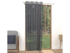 Soleil d'ocre Visillo con ojales 135x250 cm ALIX blue jeans Azul oscuro Sale