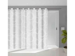 Soleil d'ocre Visillo con ojales 135x250 cm CIRCLE, por Blanco Discount
