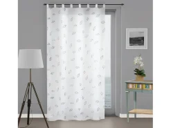 Online Soleil d'ocre Visillo con patas 135x250 cm LAURENE, por Blanco