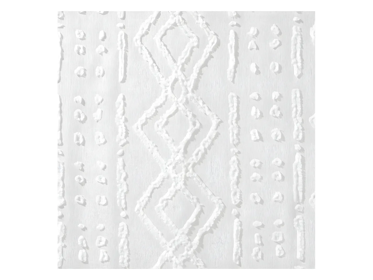 Atmosphera Ropa De Casa-Visillo de jaquard limpio Blanco