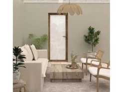 Soleil d'ocre Ropa De Casa-Visillo para puerta ventana 70x200 cm CELIA taupe, de Topo