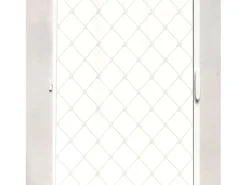 Soleil d'ocre Ropa De Casa-Visillo para puerta ventana 70x200 cm PAULINE, por Blanco