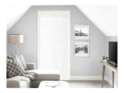 Sale Soleil d'ocre Visillo para puerta ventana 70x200 cm LUC, por Blanco
