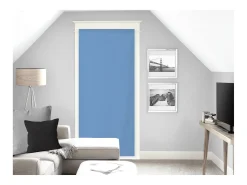 Soleil d'ocre Visillo para puerta ventana 70x200 cm DOLLY Azul