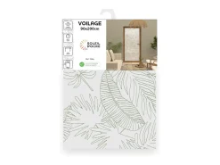Soleil d'ocre Ropa De Casa-Visillo para puerta ventana 90x200 cm CELIA caqui, por Verde
