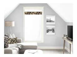 Discount Soleil d'ocre Visillo para ventana algodón MAYLINE 60x90 cm Blanco