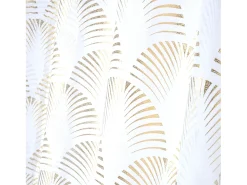 Ropa De Casa-Visillo semi-opaco ojales estampado Maldivas Dorado