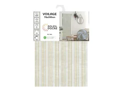 Soleil d'ocre Visillos para puerta de ventana 70x200 cm BELLA oro, por Blanco Clearance