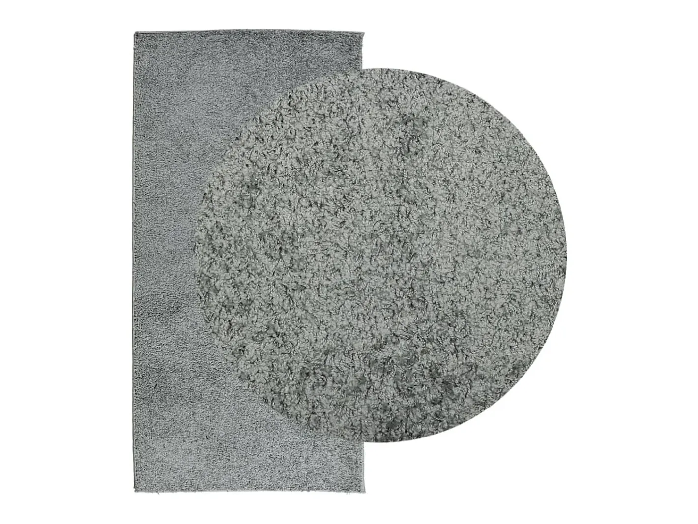Garden Furniture Vito Alfombra peluda de pelo largo moderna PAMPLONA 100x200 cm Verde Clearance