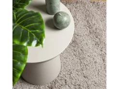 Garden Furniture Vito Alfombra peluda de pelo largo moderna PAMPLONA 160x160 cm Beige Online
