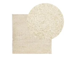Sale Garden Furniture Vito Alfombra peluda de pelo largo moderna PAMPLONA dorado 160x160cm Multicolor
