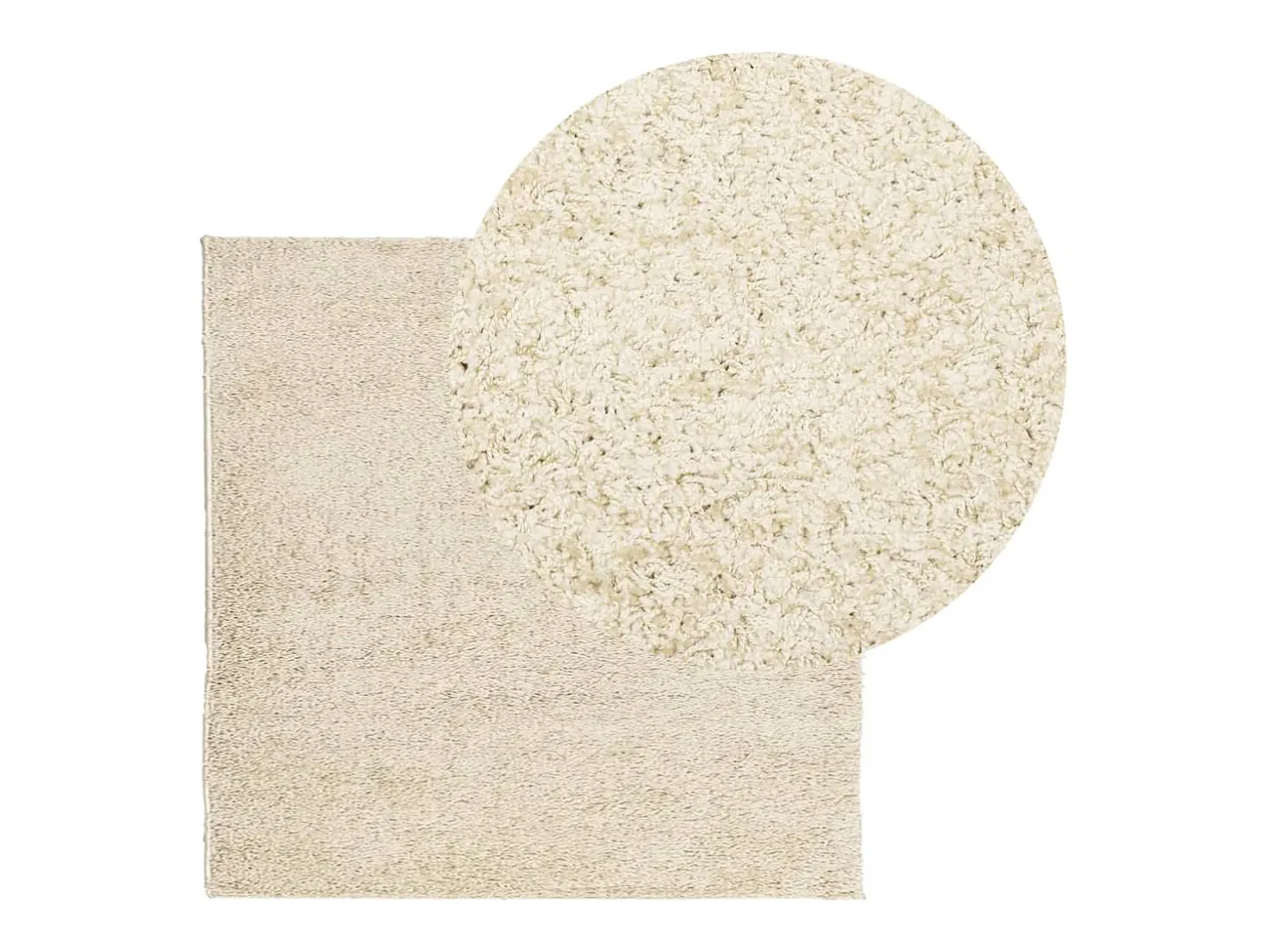 Sale Garden Furniture Vito Alfombra peluda de pelo largo moderna PAMPLONA dorado 160x160cm Multicolor