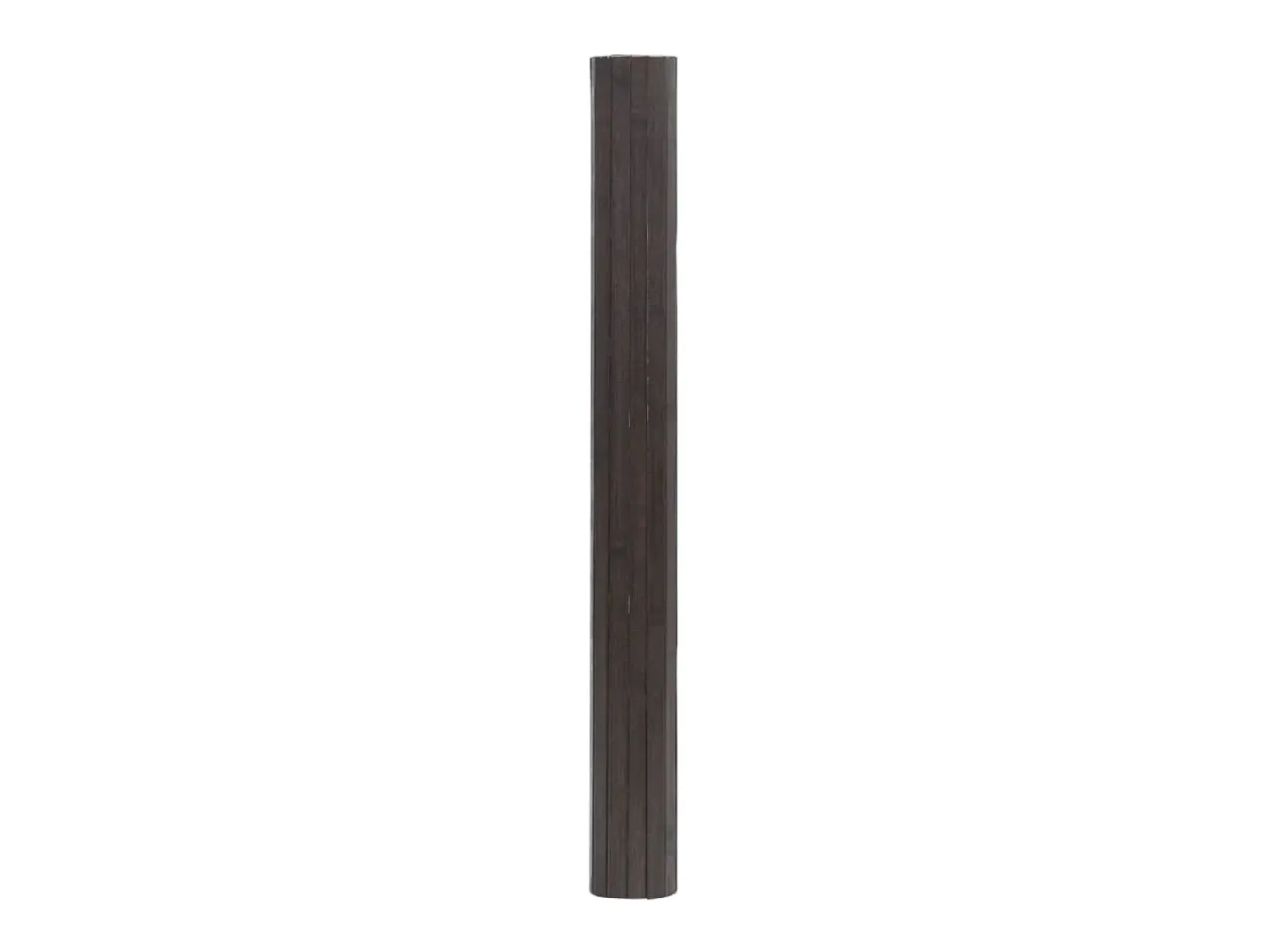 Garden Furniture Wakil Alfombra rectangular bambú marrón oscuro 70x300 cm Color natural oscuro