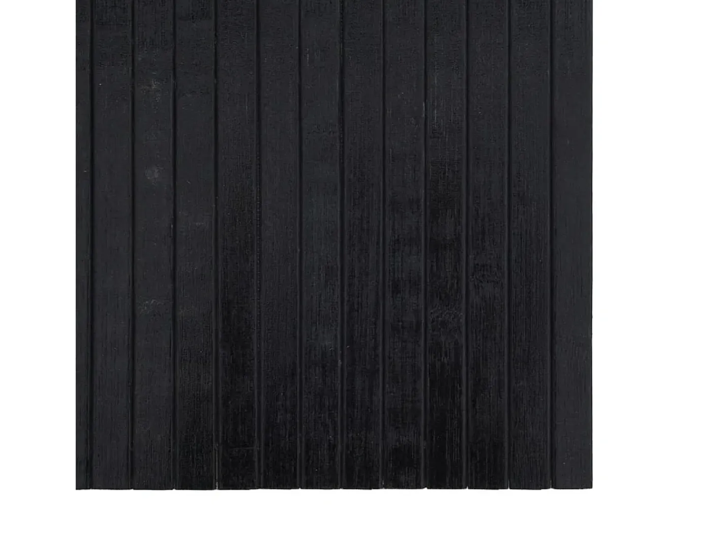Garden Furniture Wakil Alfombra rectangular bambú 70x300 cm Negro Sale