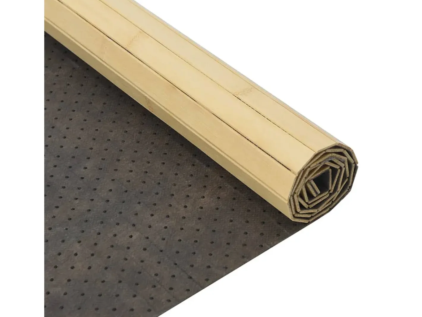 Garden Furniture Wakil Alfombra rectangular bambú color natural claro 60x200 cm Beige Best