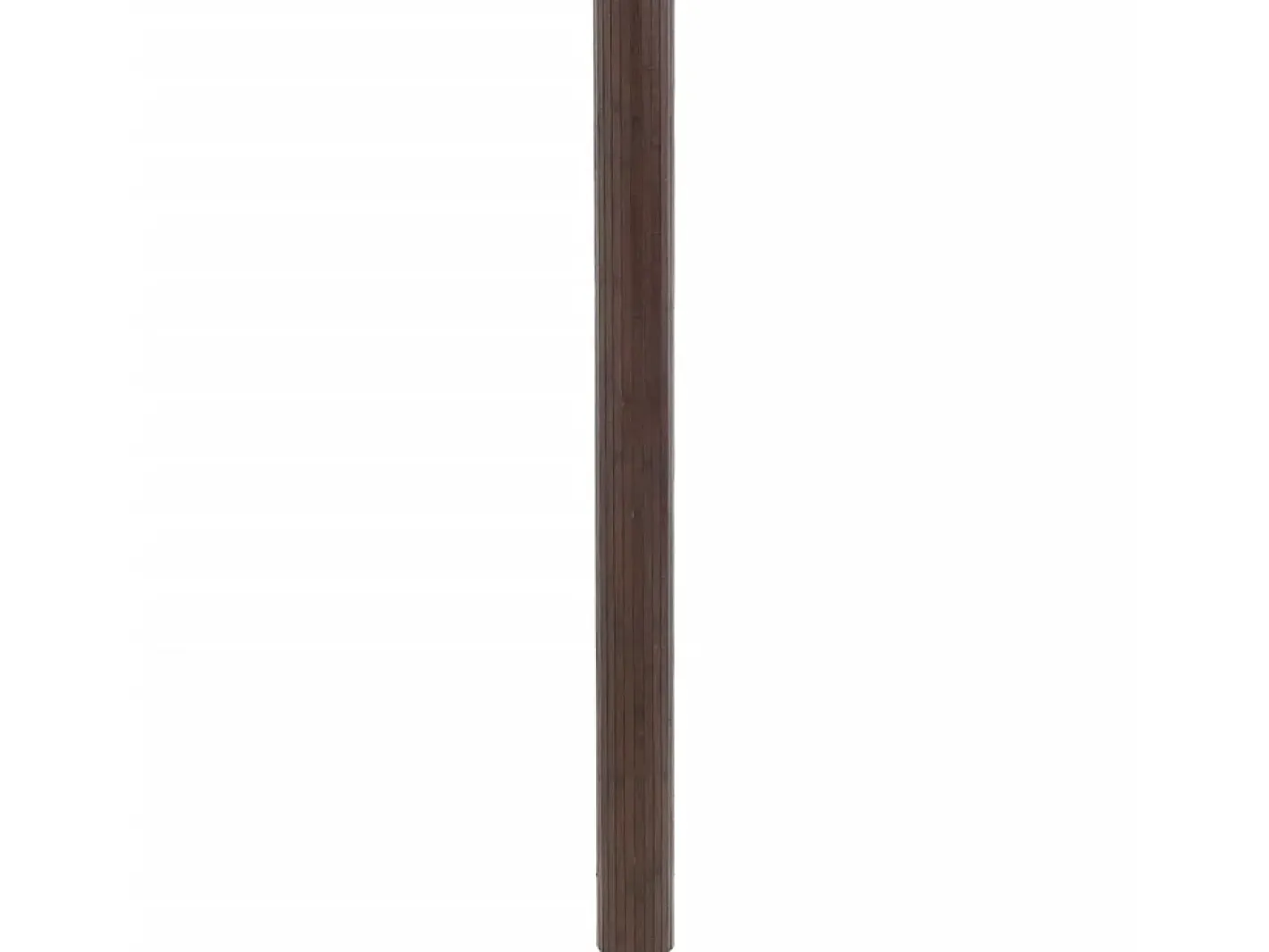 New Garden Furniture Wakil Alfombra rectangular bambú marrón oscuro 80x500 cm Color natural oscuro
