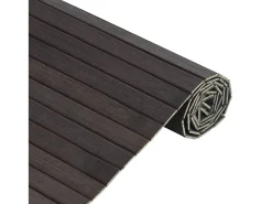 Sale Garden Furniture Wakil Alfombra rectangular bambú marrón oscuro 70x200 cm Color natural oscuro
