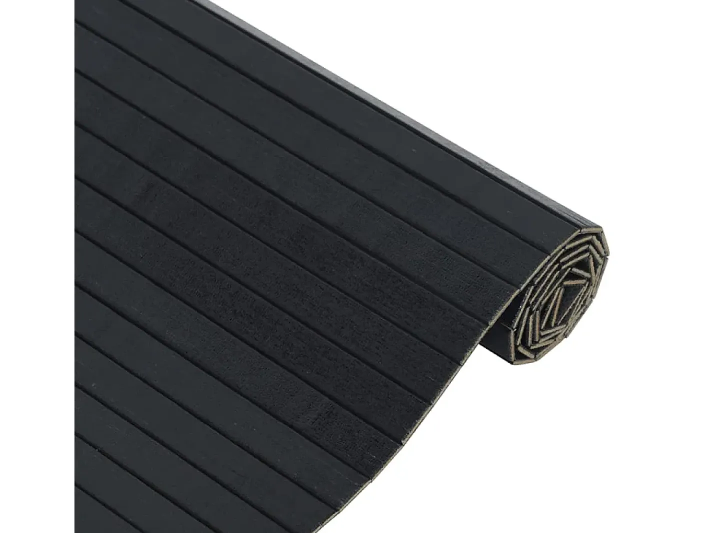 Clearance Garden Furniture Wakil Alfombra rectangular bambú 70x100 cm Negro