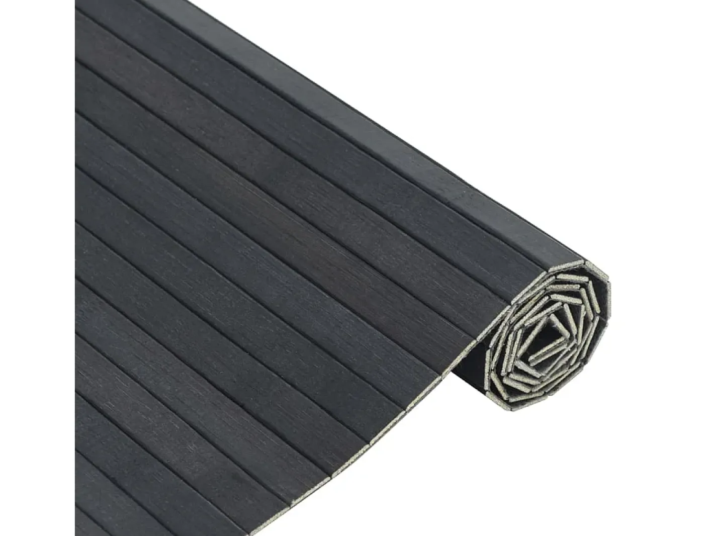 Garden Furniture Wakil Alfombra rectangular bambú 70x100 cm Gris Hot